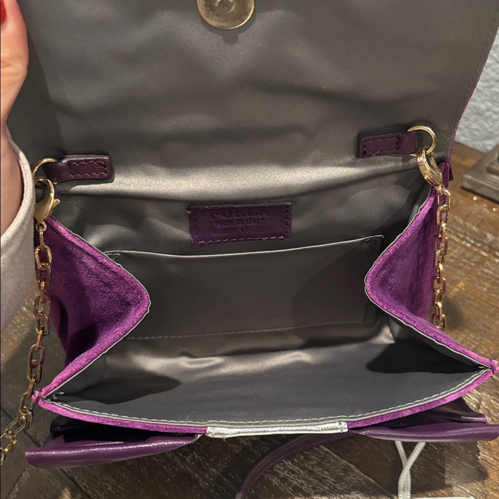 Furla Metallic Silver Wristlet/crossbody bag - Picture 7 of 12